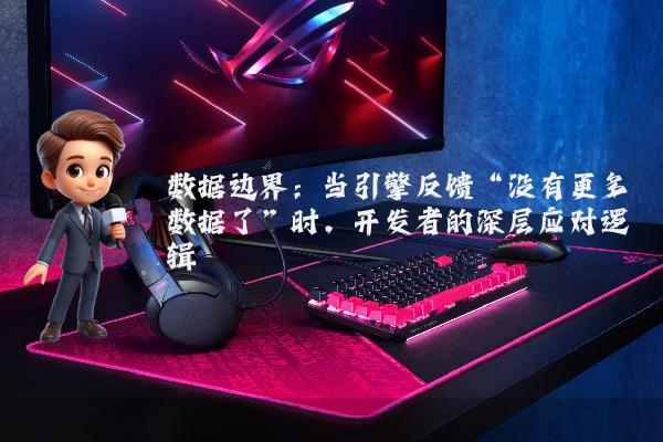 数据边界：当引擎反馈“没有更多数据了”时，开发者的深层应对逻辑