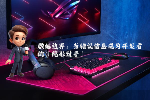 数据边界：当错误信息成为开发者的「隐形对手」