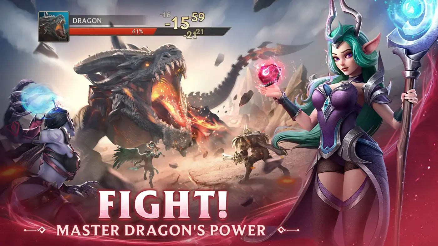 Puzzles & Chaos：Frozen Castle 魔幻题材的移动端三消+策略游戏 - 游戏截图
