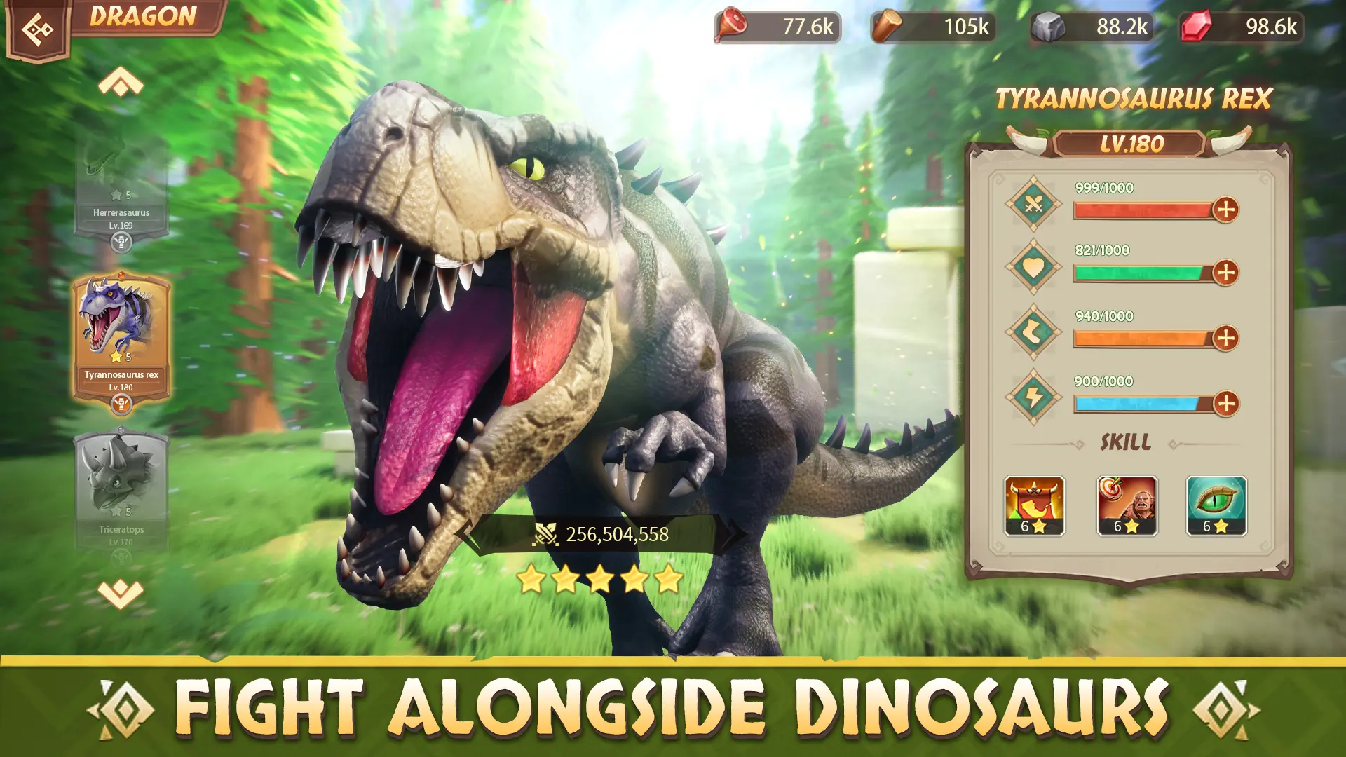 Primal Conquest：Dino Era 移动端SLG游戏 - 游戏截图