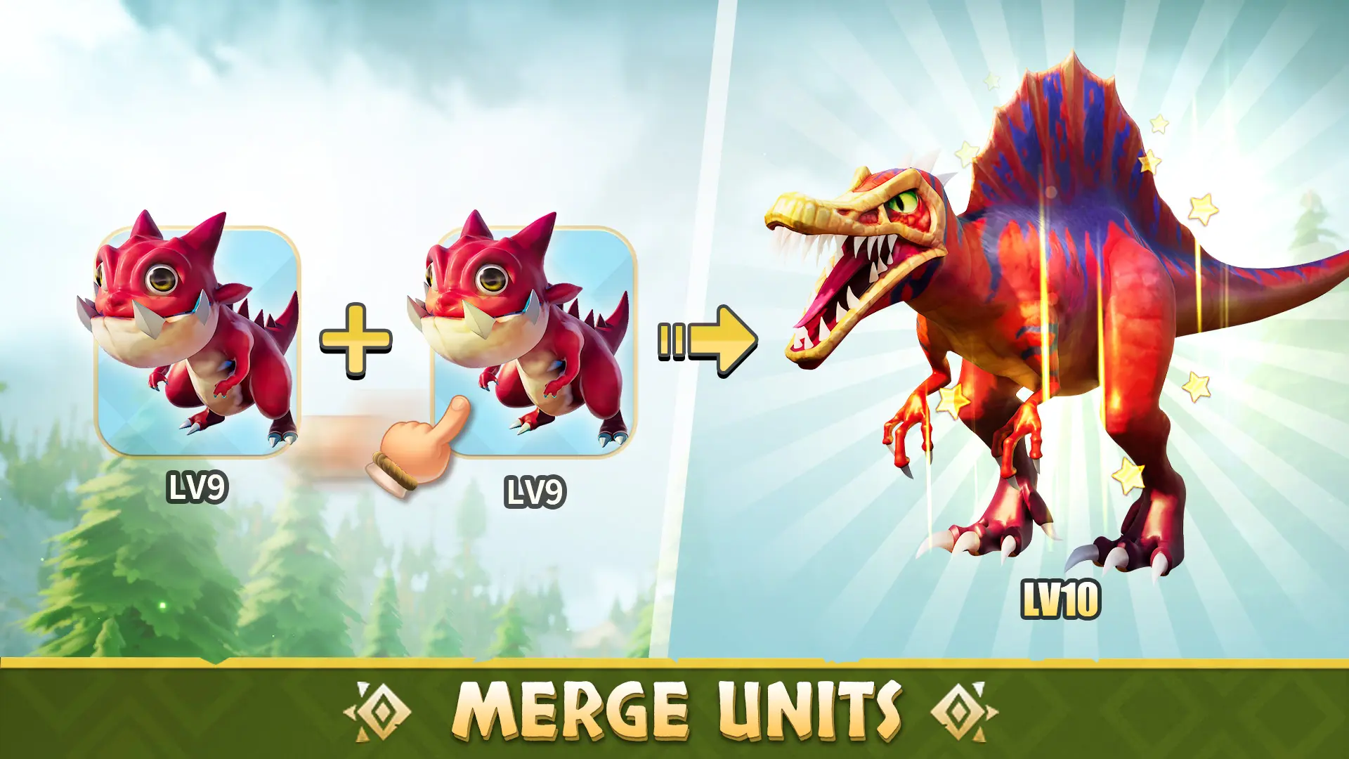 Primal Conquest：Dino Era 移动端SLG游戏 - 游戏截图